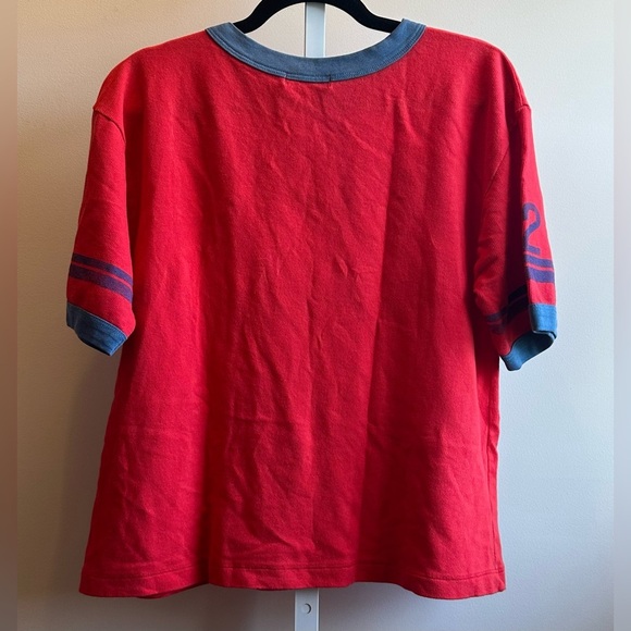 NWT Ragabond x Free People Lost & Found Ringer Tee XS Red Vintage - Picture 10 of 11